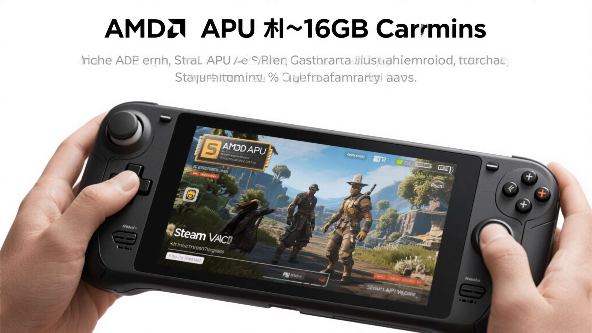 以Steam Deck为例，其搭载的AMD APU仅拥有约16GB的共享内存，显